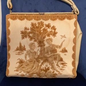 Vintage tapestry handbag